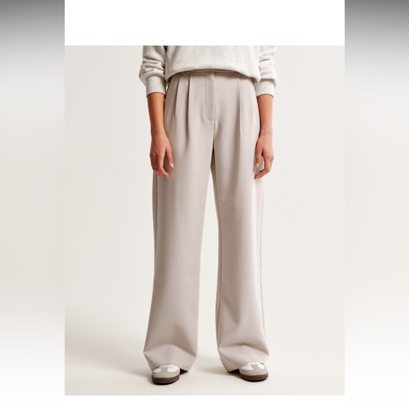 Abercrombie Sloane Tailored Wide Leg Pant - Picture 2 of 6